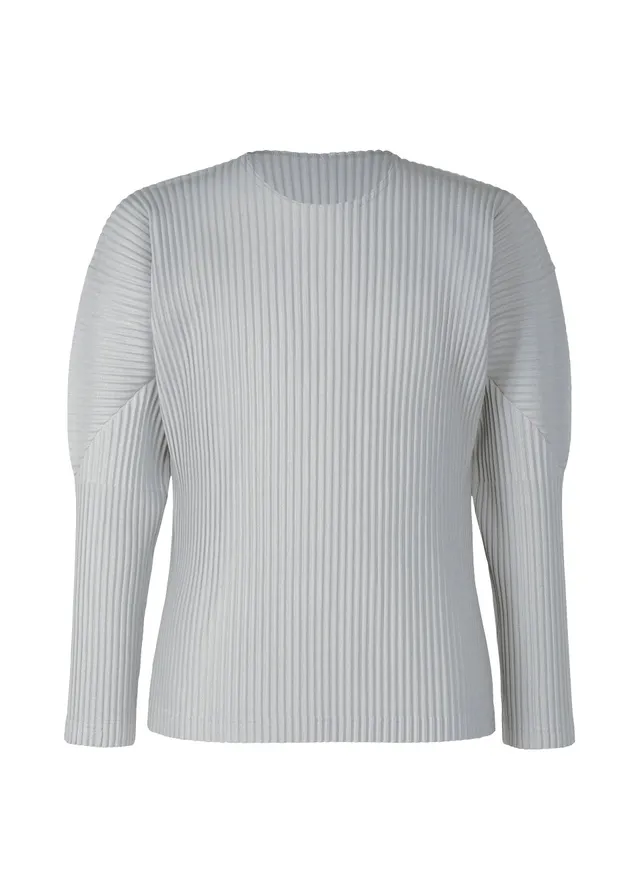 Issey Miyake Basics triko dlouhý rukáv světle šedá vel. 2