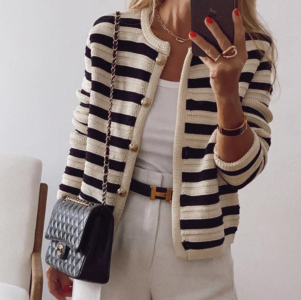 Norielle dámský cardigan pruhovaný multicolor
