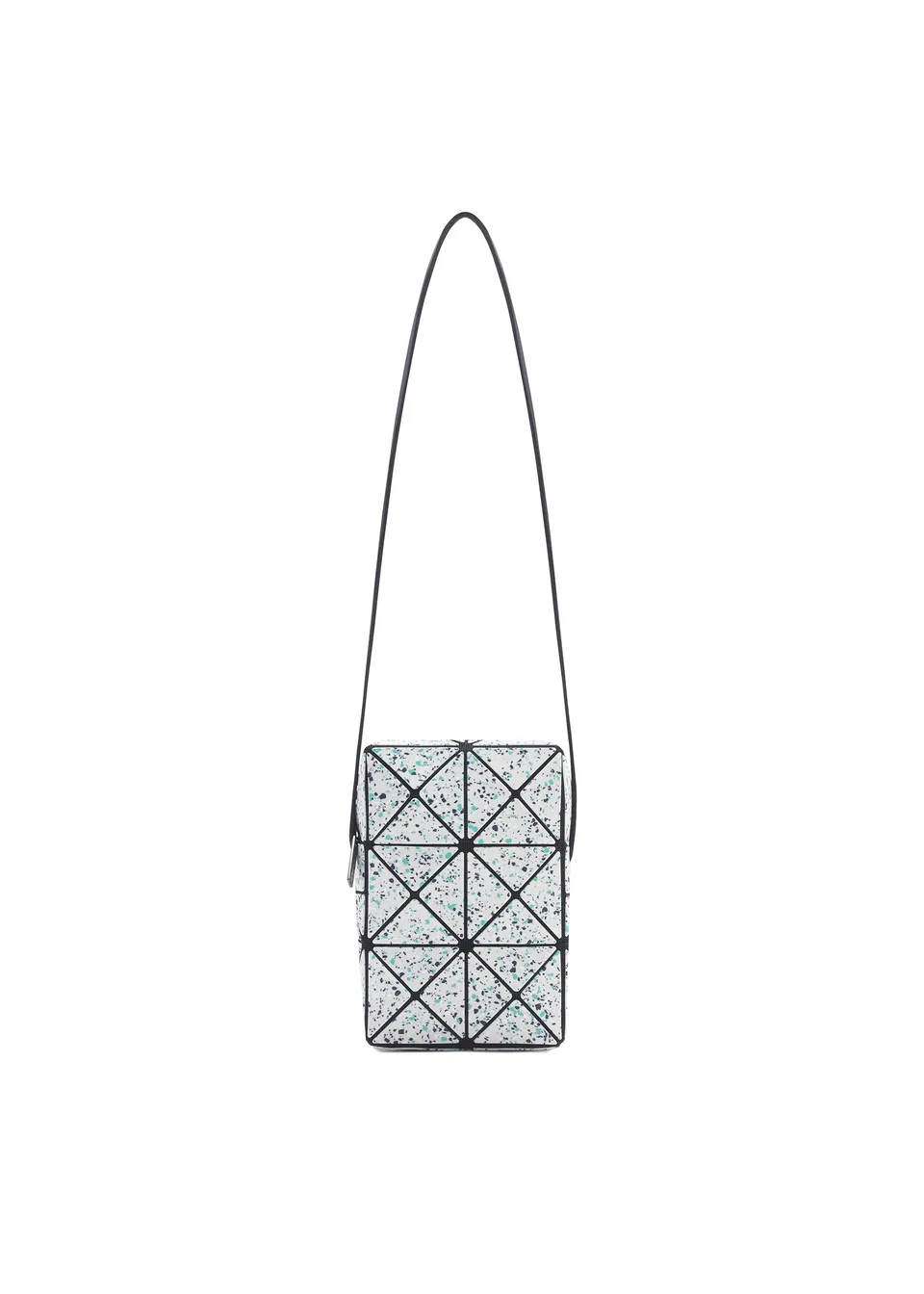 Issey Miyake City crossbody kabelka stone gray matná