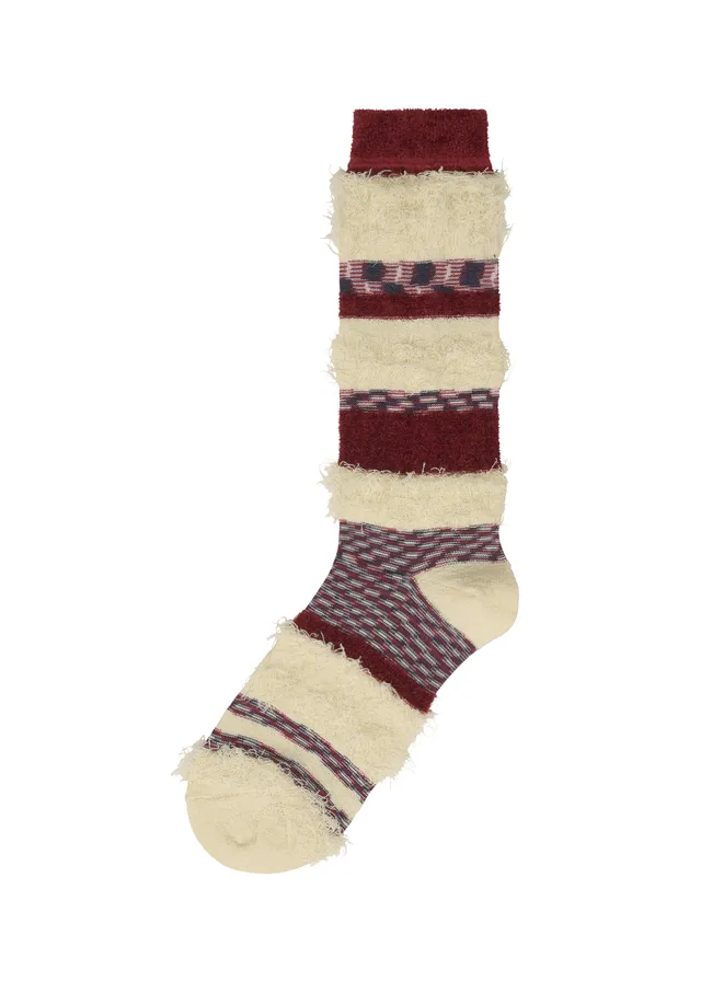 me Issey Miyake Shaggy Socks chlupaté ponožky