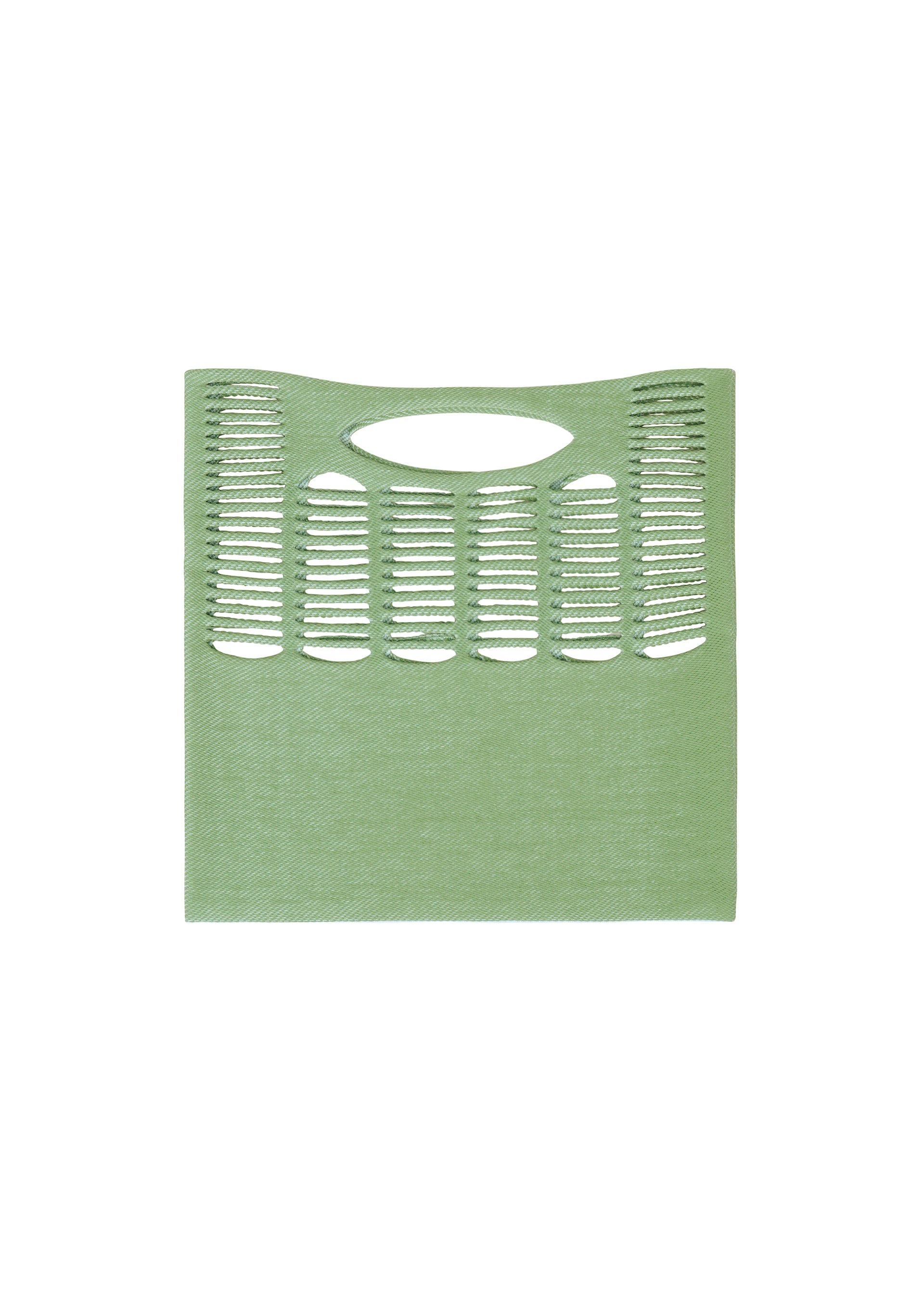 Issey Miyake Mokko Twill pletená taška off white×beige pratelná