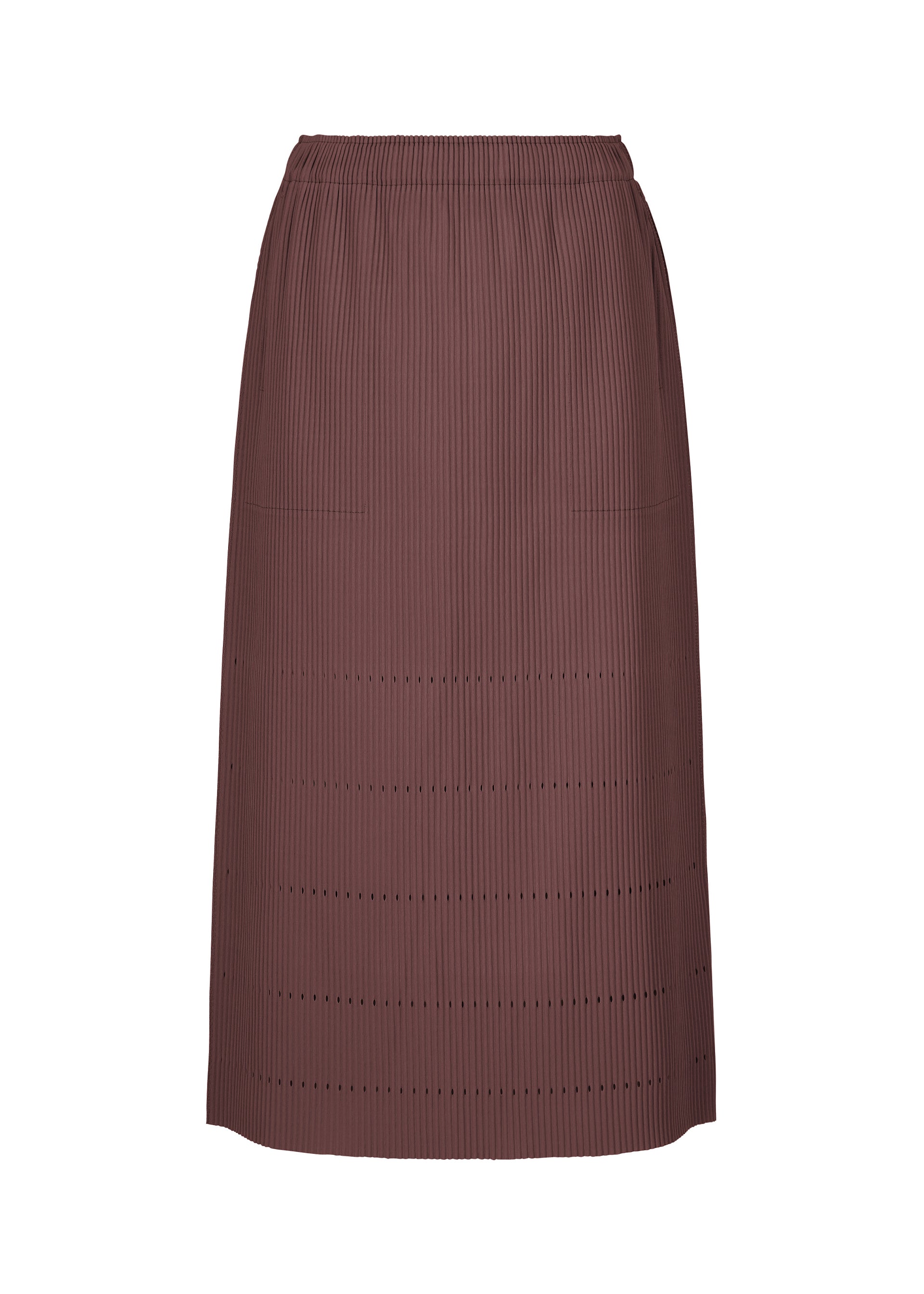 Issey Miyake Fine Knit Pleats Bottom 1 sukně růžová
