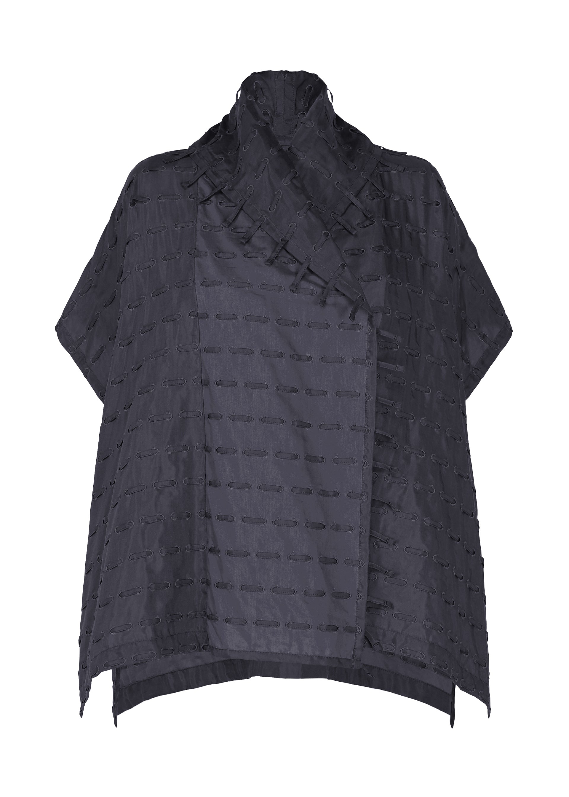 Issey Miyake Hole & Line kardigan khaki vel. 2 děrovaný