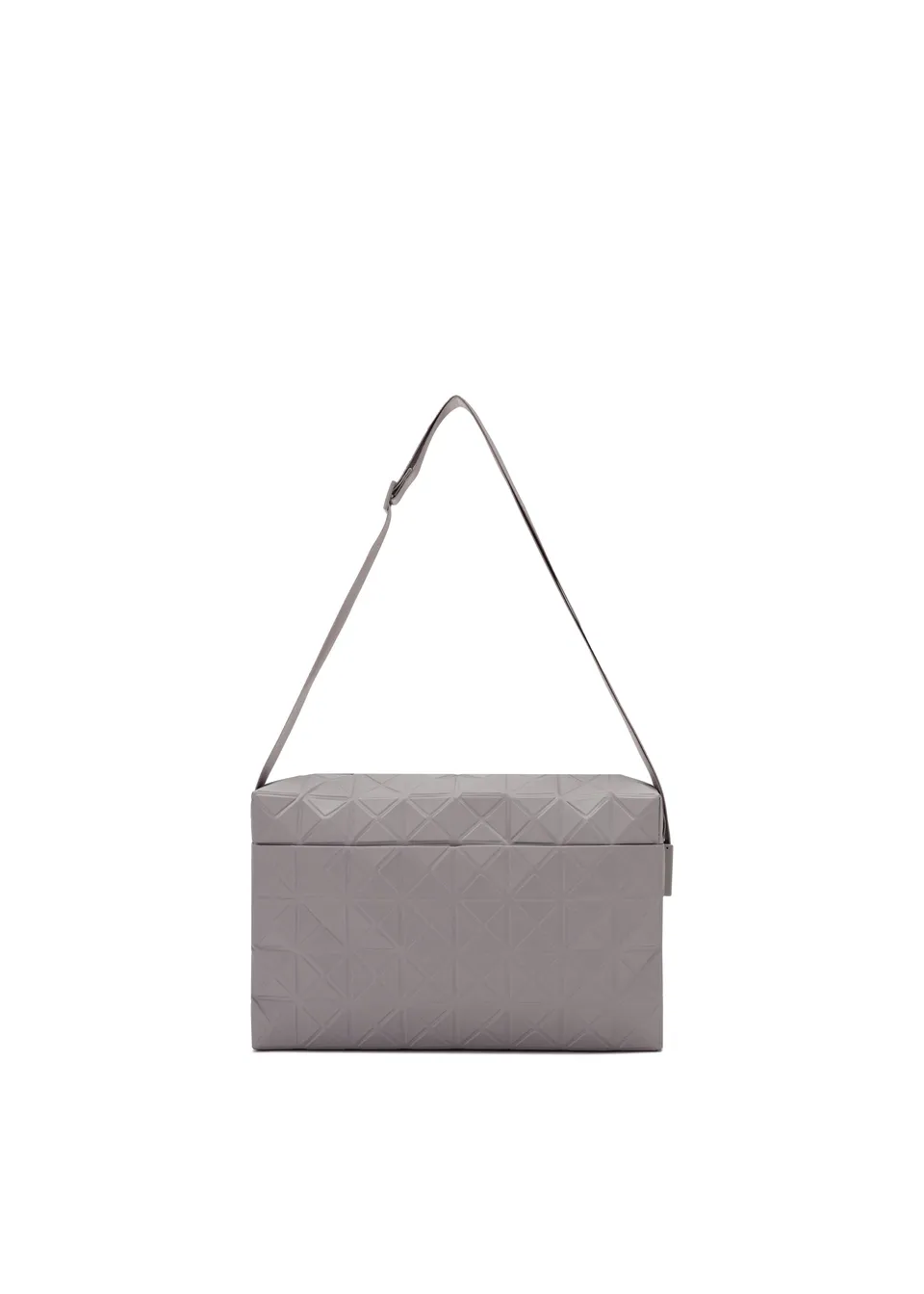Issey Miyake Track velká kabelka šedá přes rameno
