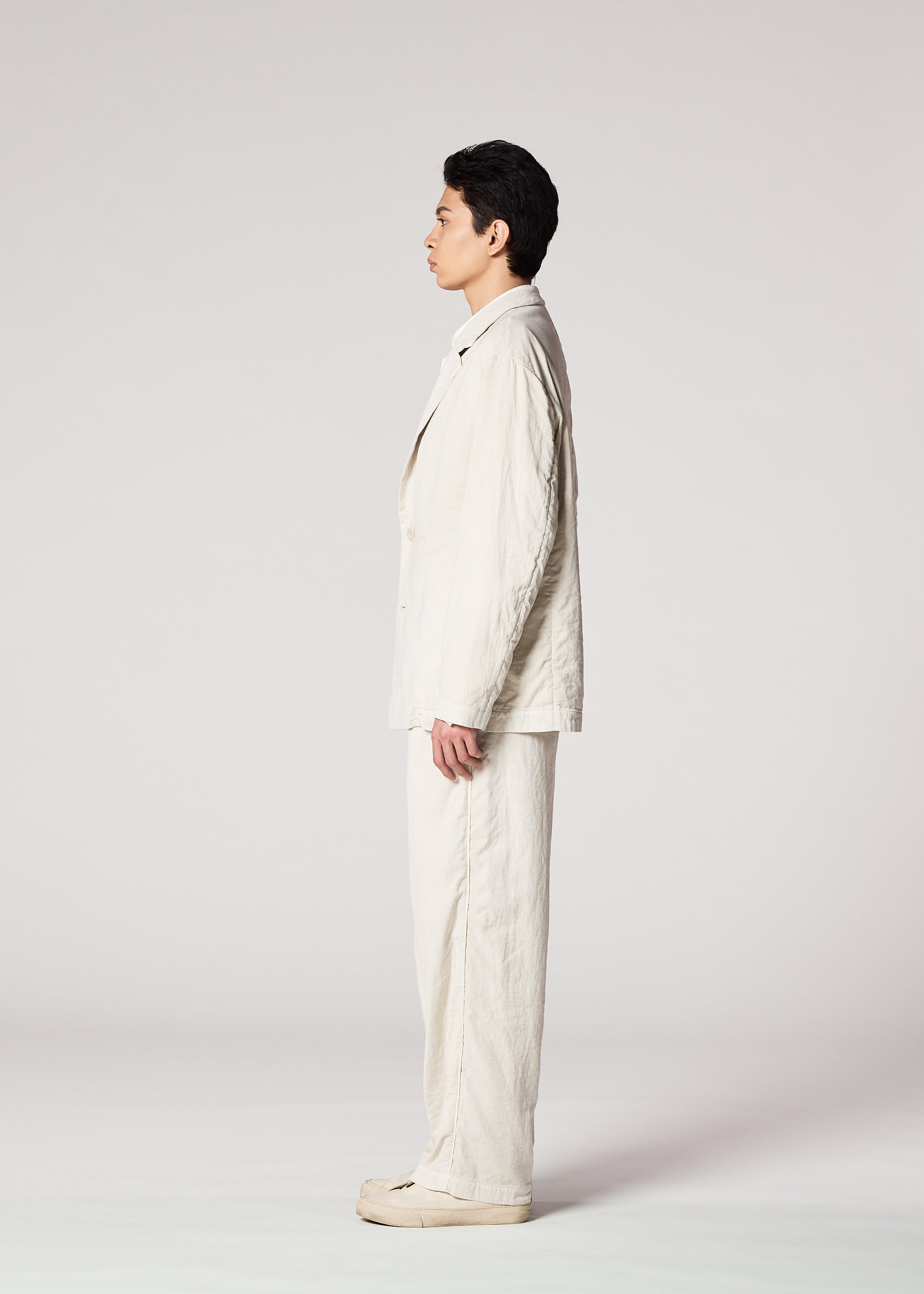 Issey Miyake IM Men Pigment sako charcoal gray double face