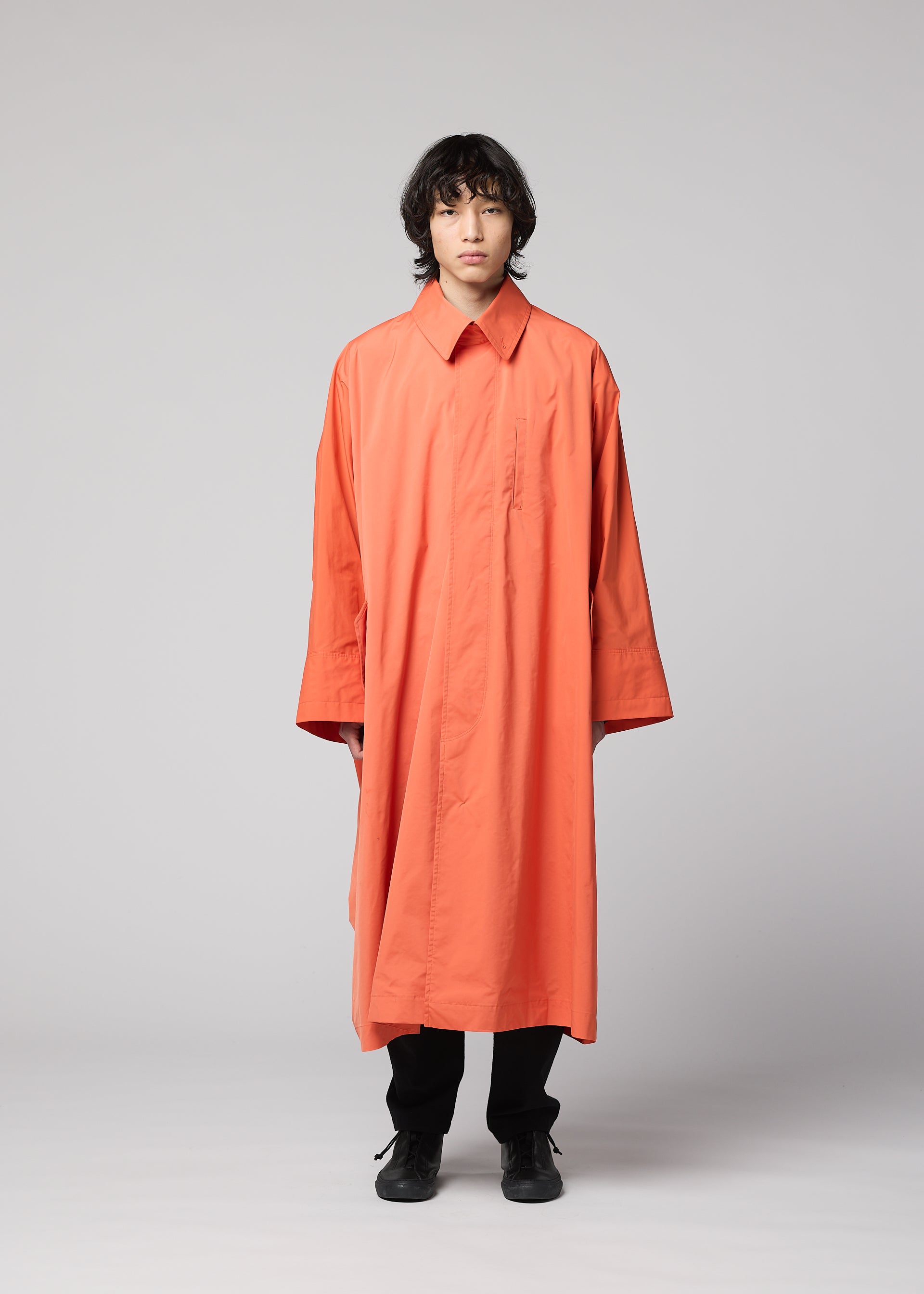 Issey Miyake IM Men Wind Coat kabát černý 1 matný