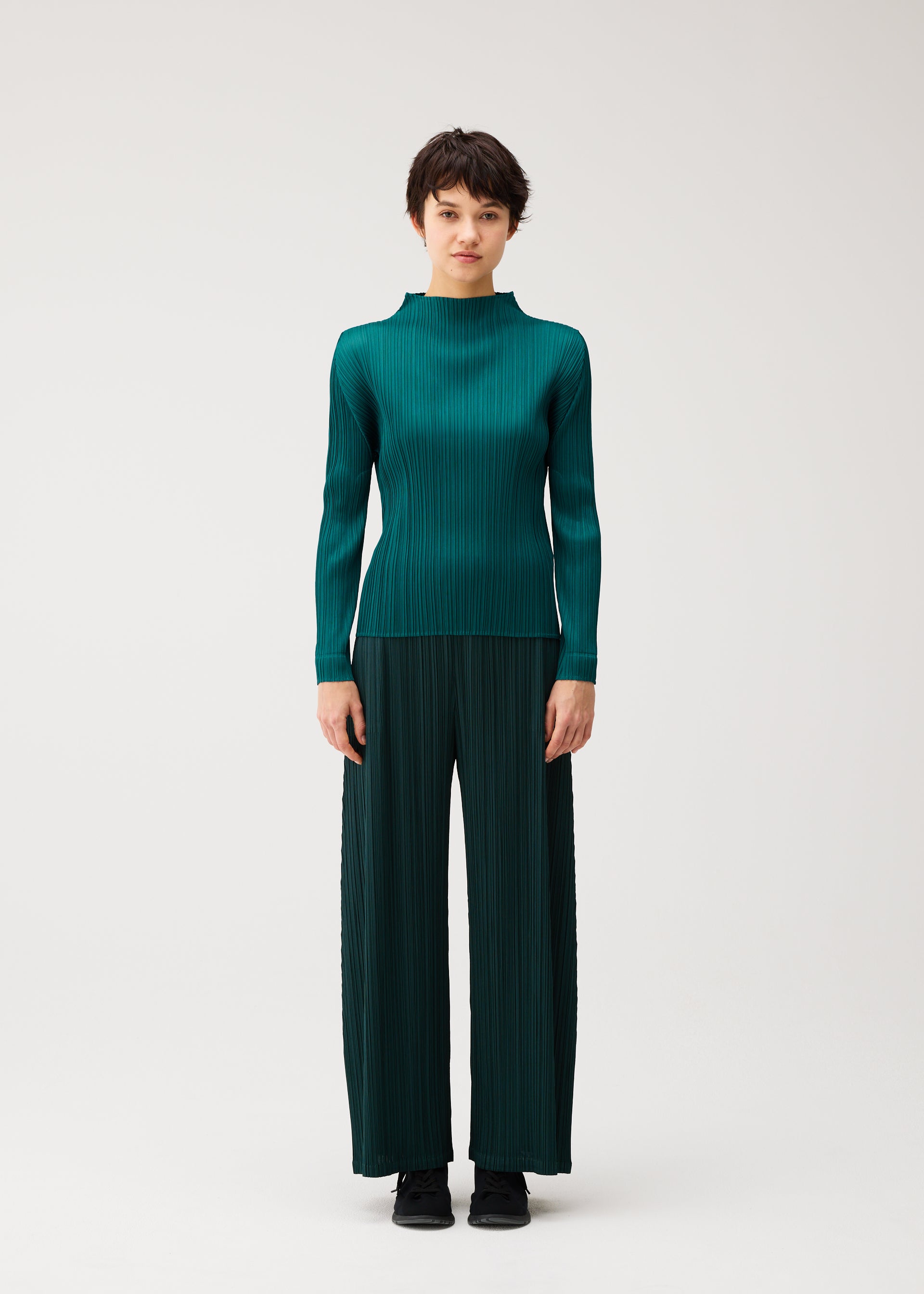 Issey Miyake Monthly Colors October kalhoty zelené