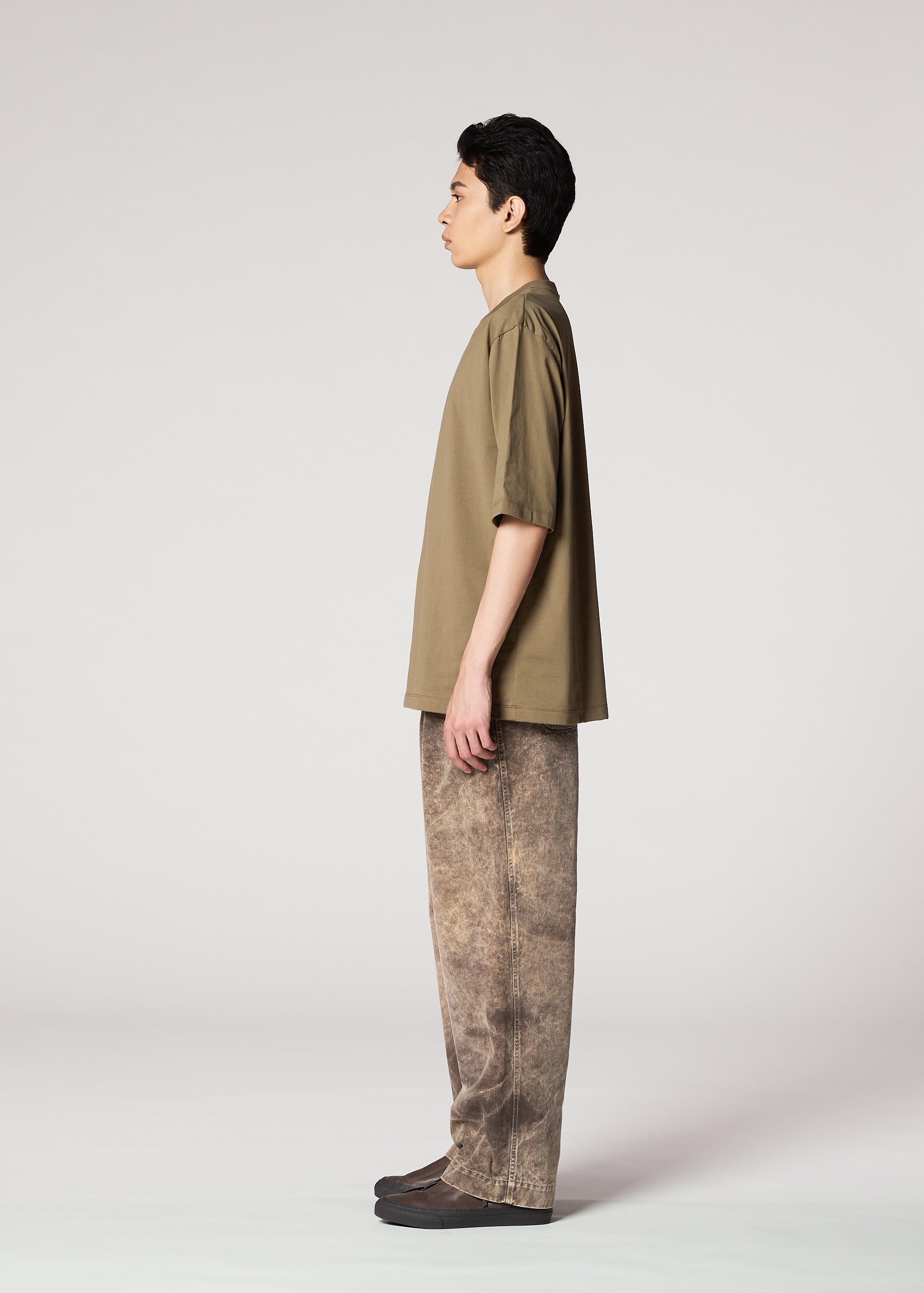 Issey Miyake Elements kalhoty černé bavlněné