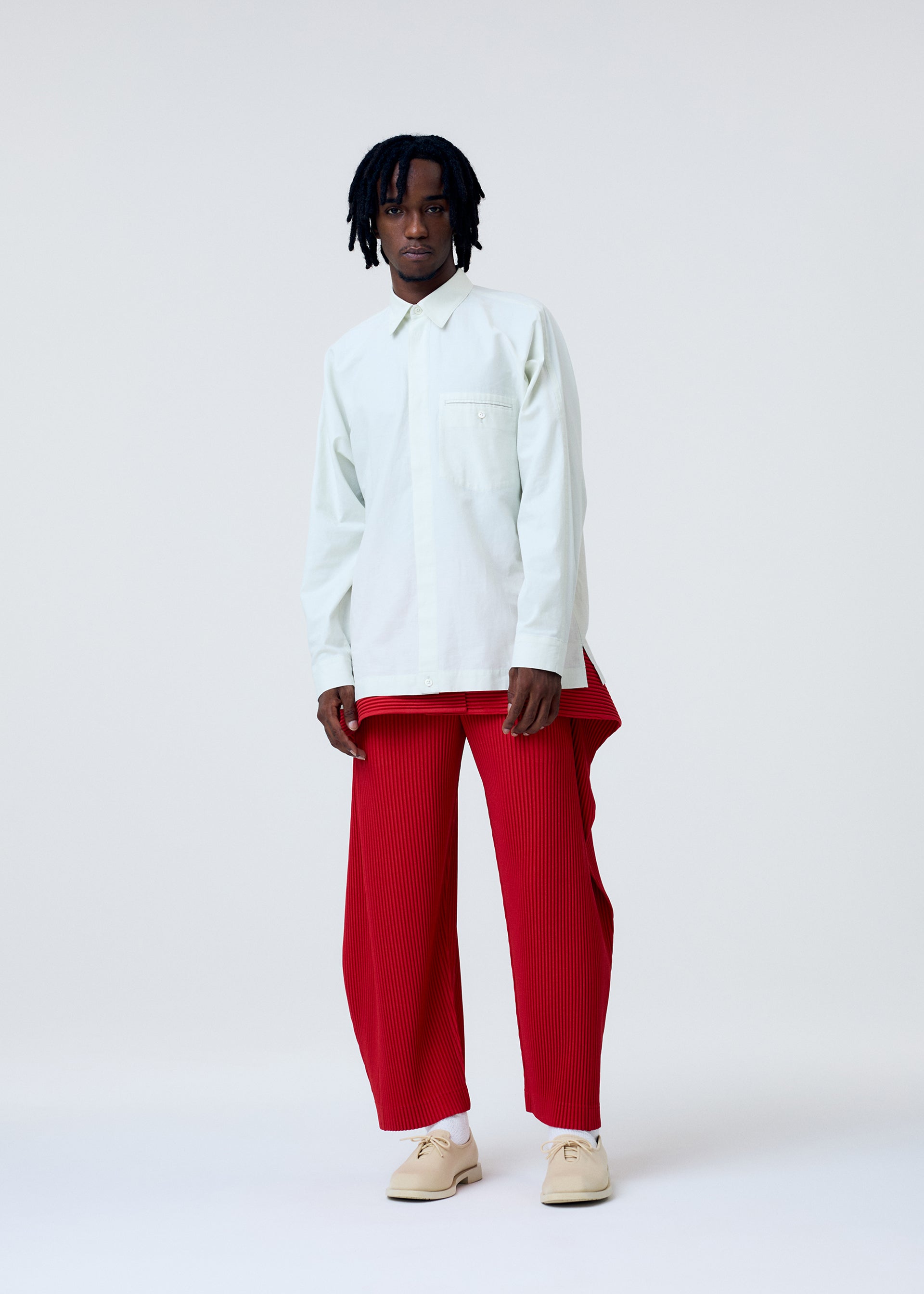 Homme Plissé Issey Miyake Cover and Fold kalhoty černé vel. 2