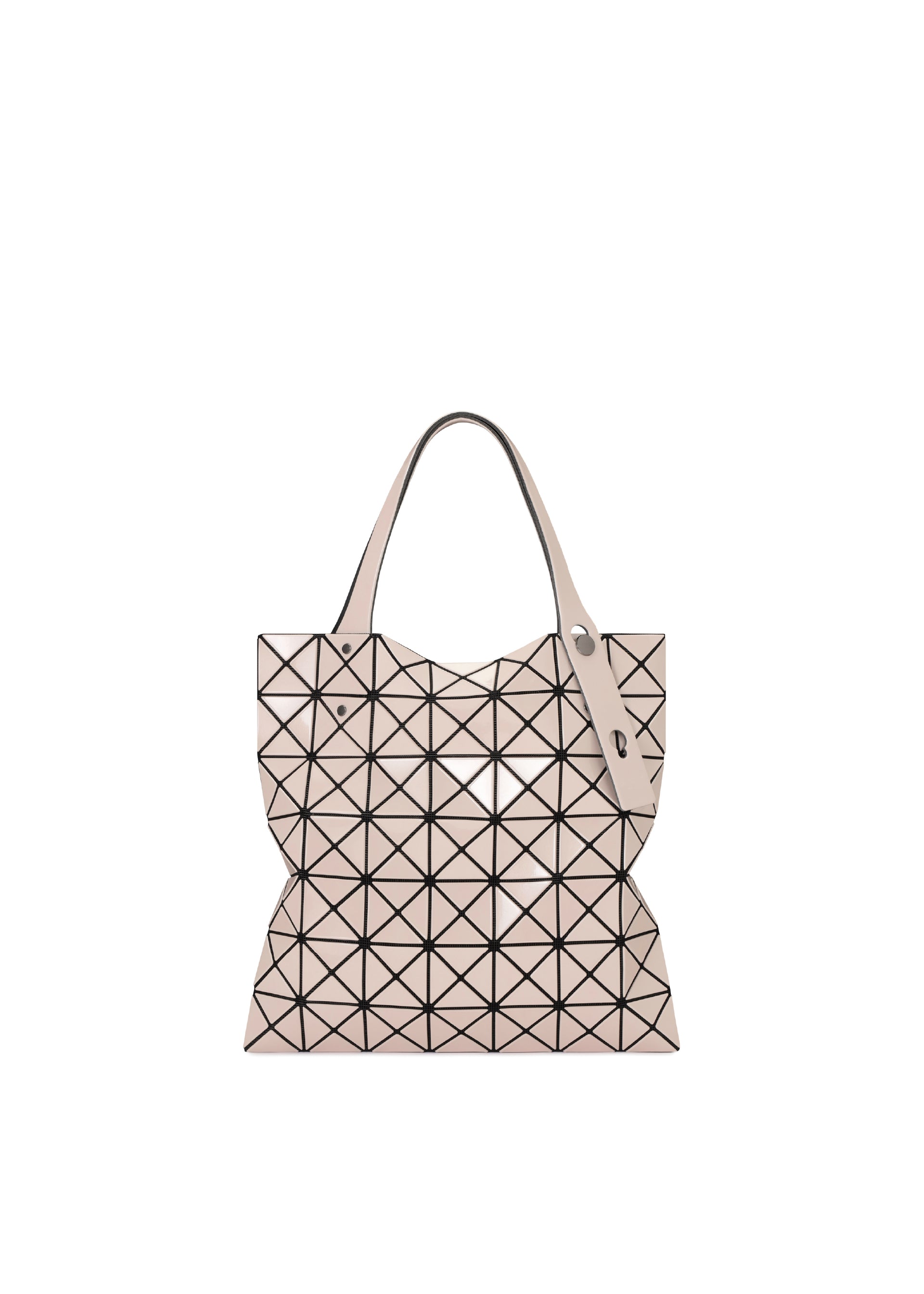 Issey Miyake Prism tote bílý geometrický