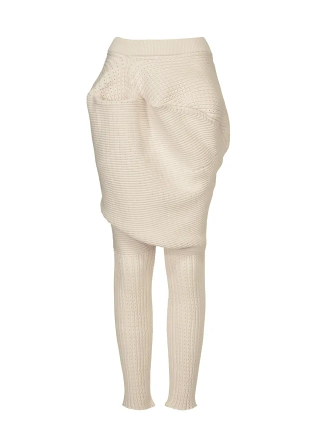 Issey Miyake Found Stone IM63KF309 saruel kalhoty černé vel. 2 pletené