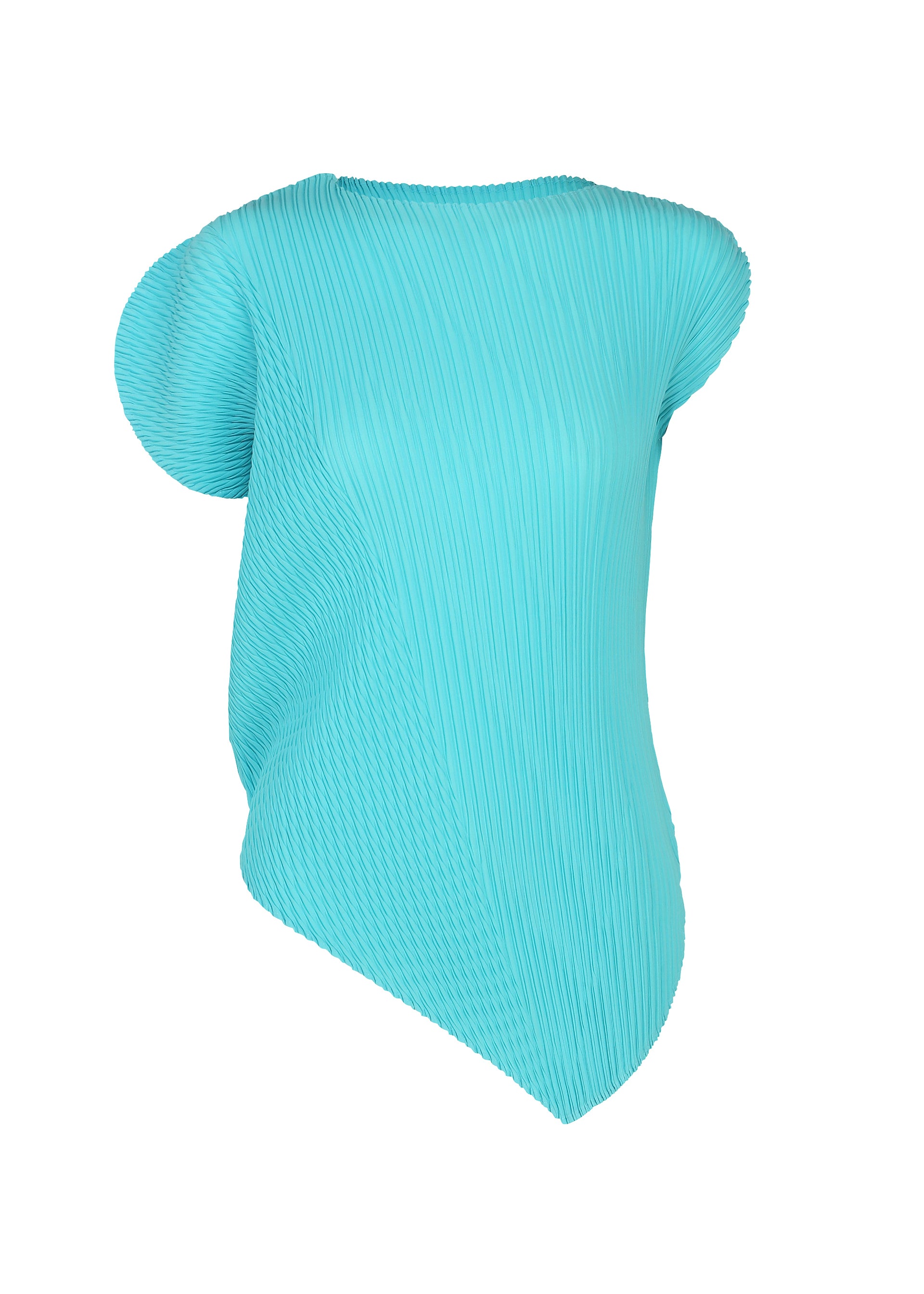 Issey Miyake Leaf Pleats top off-white vel. 2 plisé