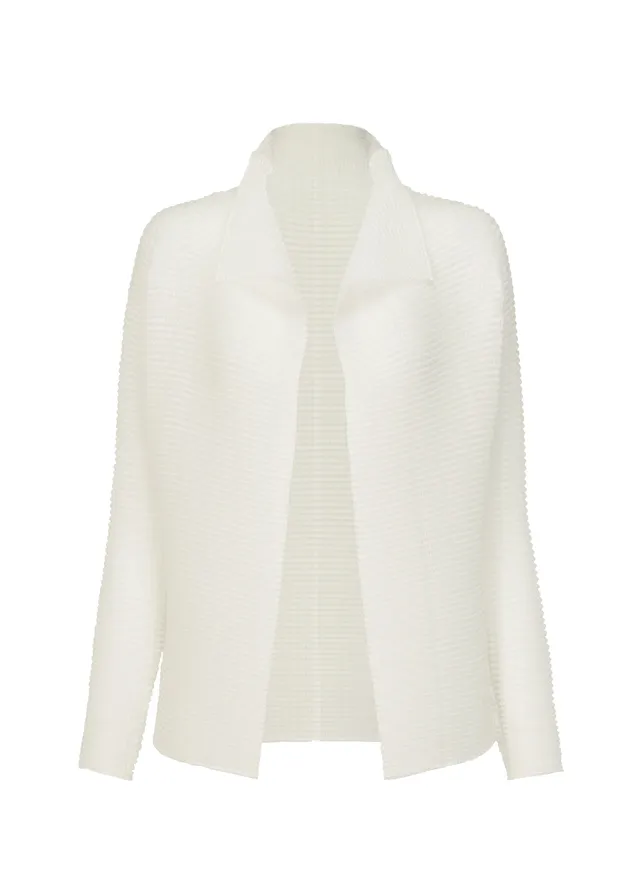 Issey Miyake Wooly Pleats BK/WT-68 kardigan černý