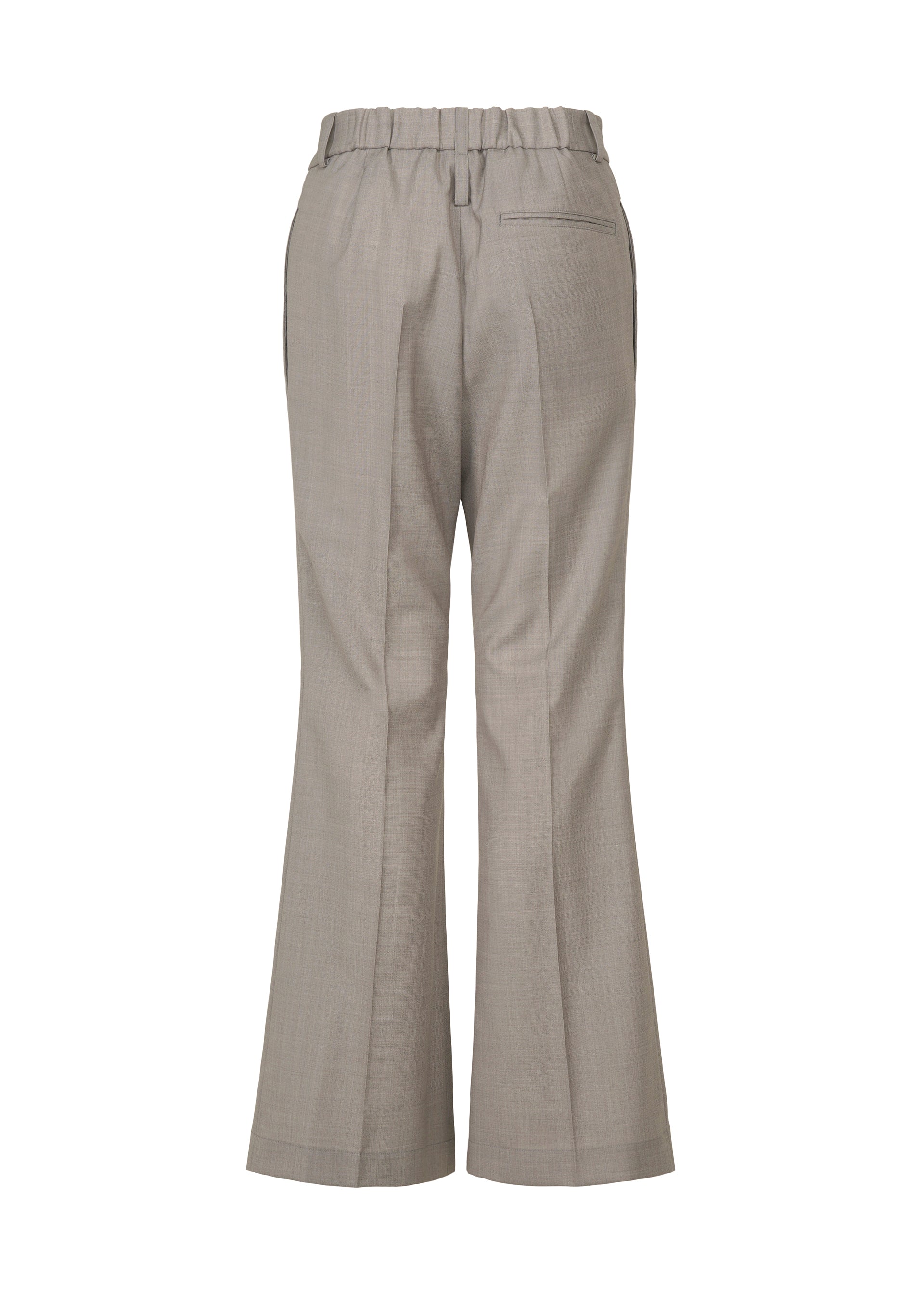 Issey Miyake HONEST ENSEMBLE flare kalhoty šedé