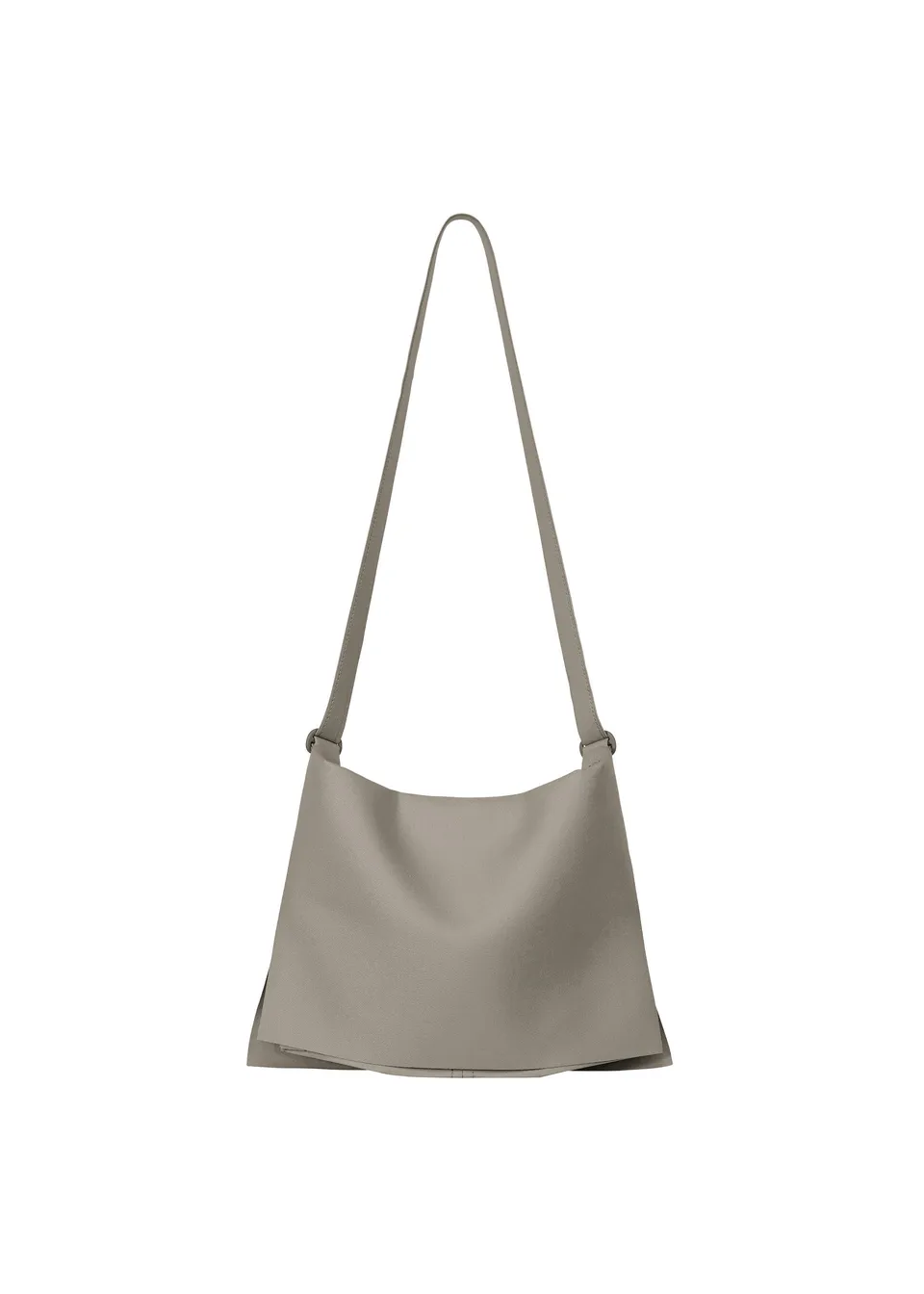 Issey Miyake Good Goods Roll kabelka přes rameno šedá lesklá