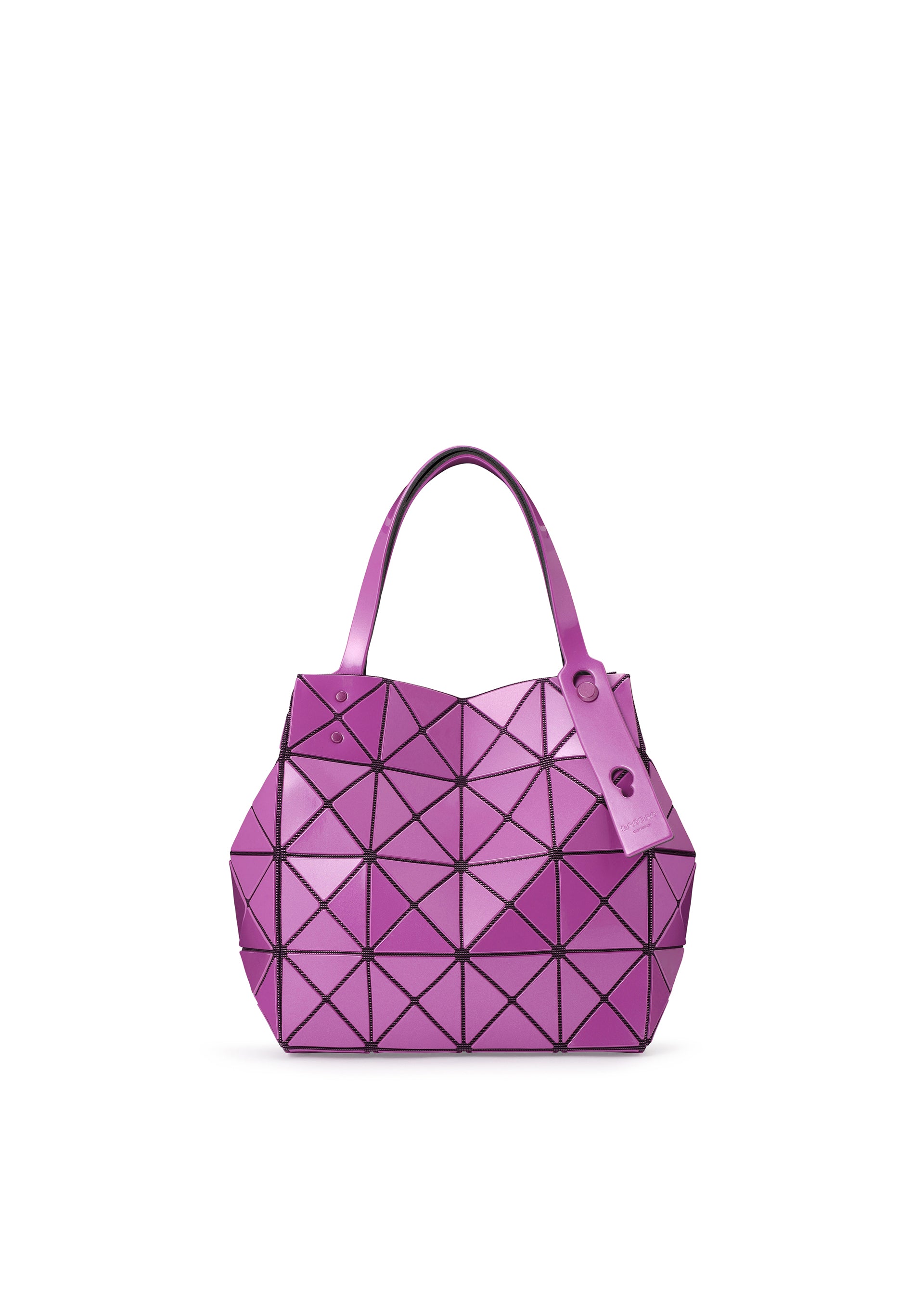 Issey Miyake Carat kabelka white beige metalická