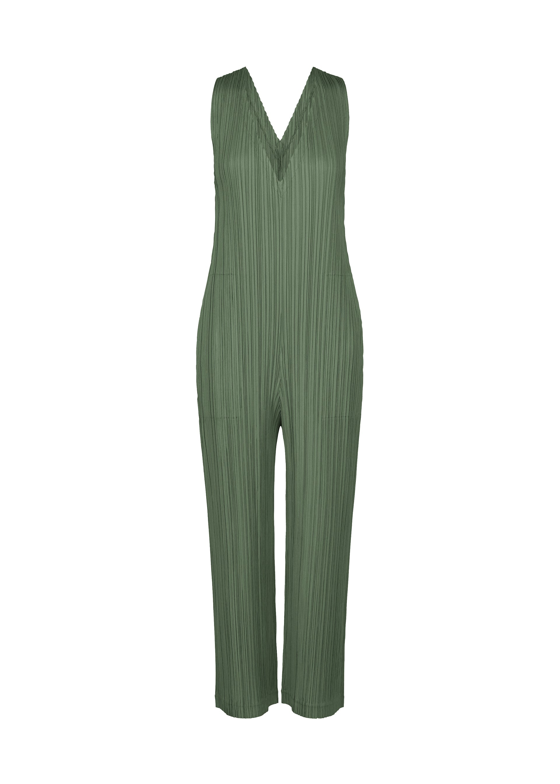 Issey Miyake Pleats Please Thicker Bottoms 2 overal charcoal silný úplet