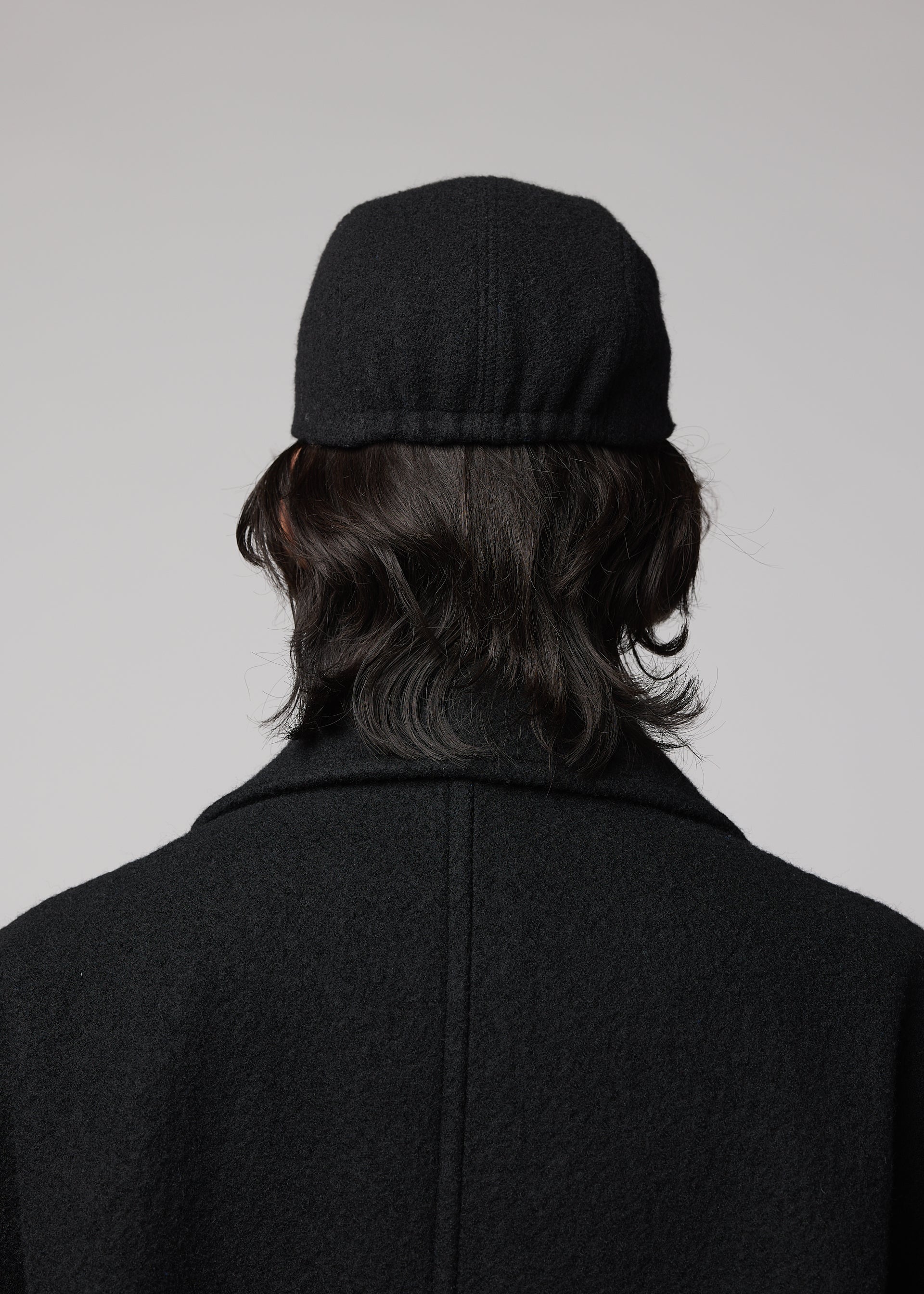 Issey Miyake Im Men Fuller Wool kšiltovka černá vlněná