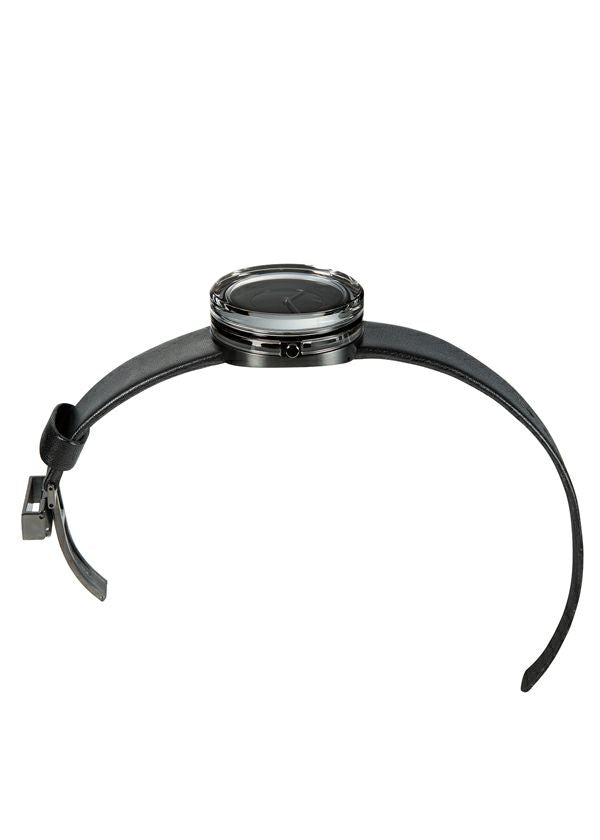 Issey Miyake Glass Watch hodinky černé Yoshioka